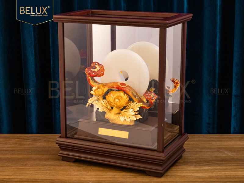 Vương Trượng Như Ý Ruby dát vàng 24k&nbsp;28x17x36cm